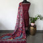 Handloom mangalagiri silk top with pure mangalagiri digital silk shawl - ML17