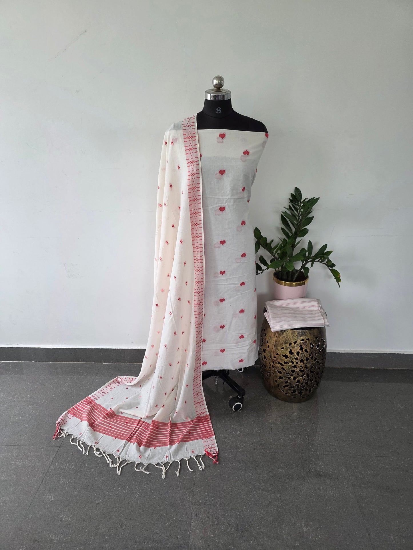 Mul handloom cotton set  - MA4