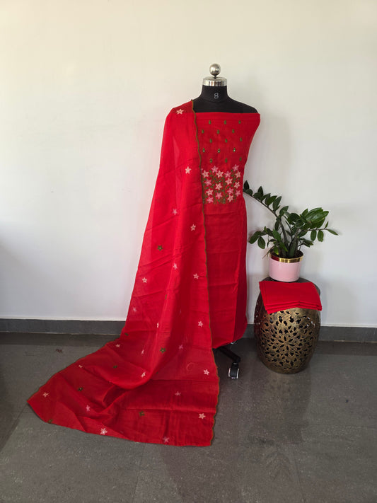 Embroidery Kota salwar set - KV2