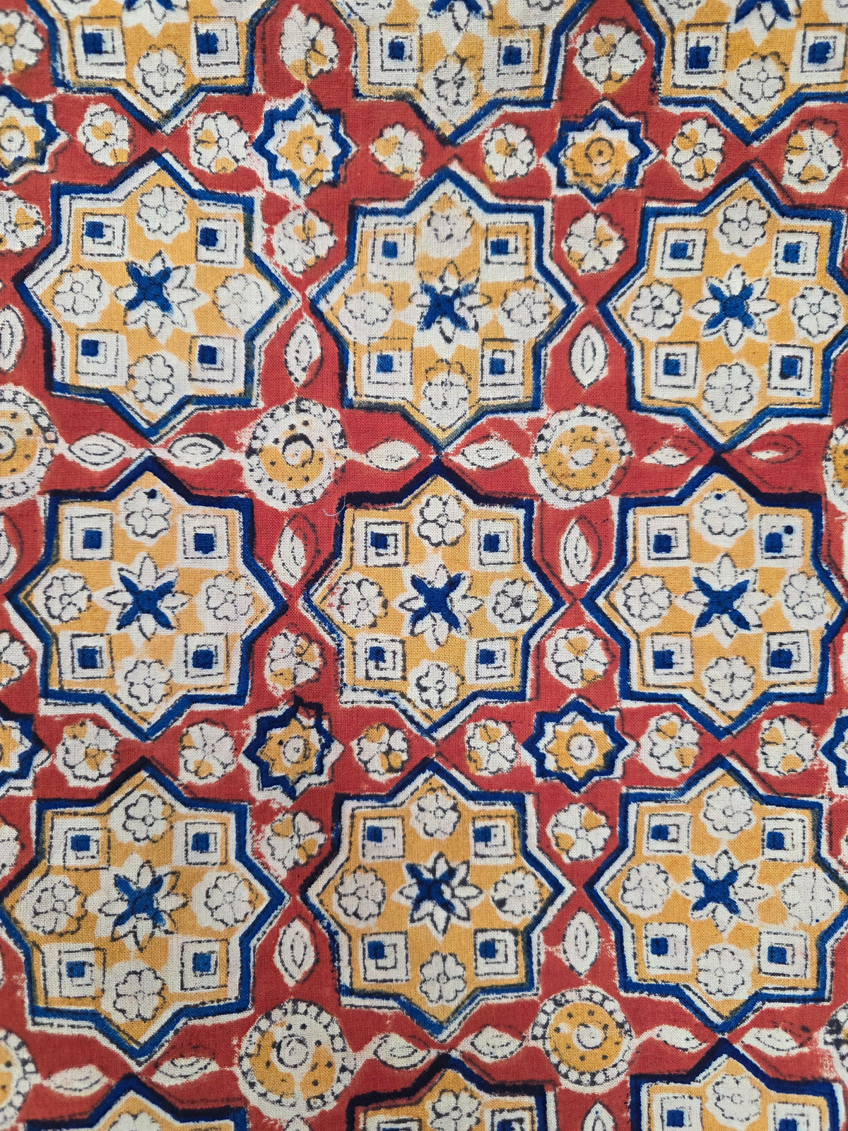Handblock pure kalamkari cotton set (2 pc set) - AK516