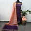 Checked Bhagalpuri fusion mangalagiri silk set - BA527