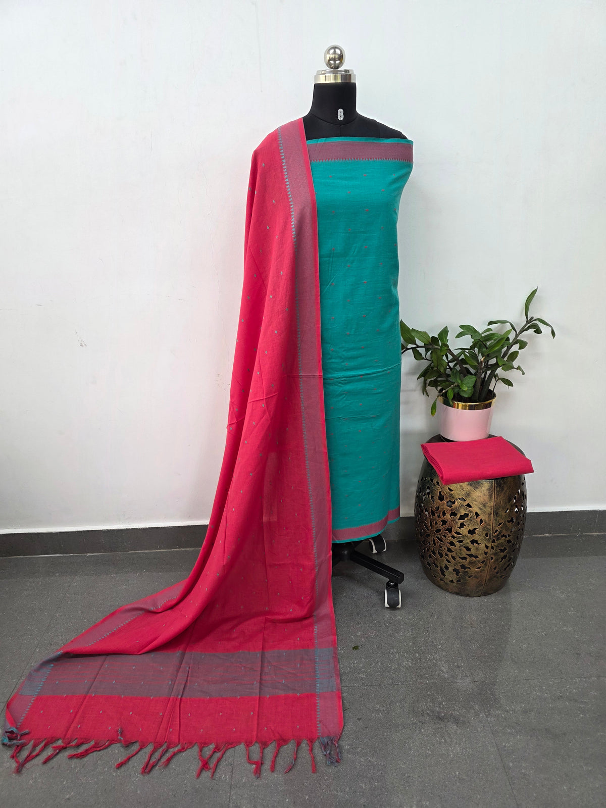Prewashed south cotton jacquard weave set - HA116