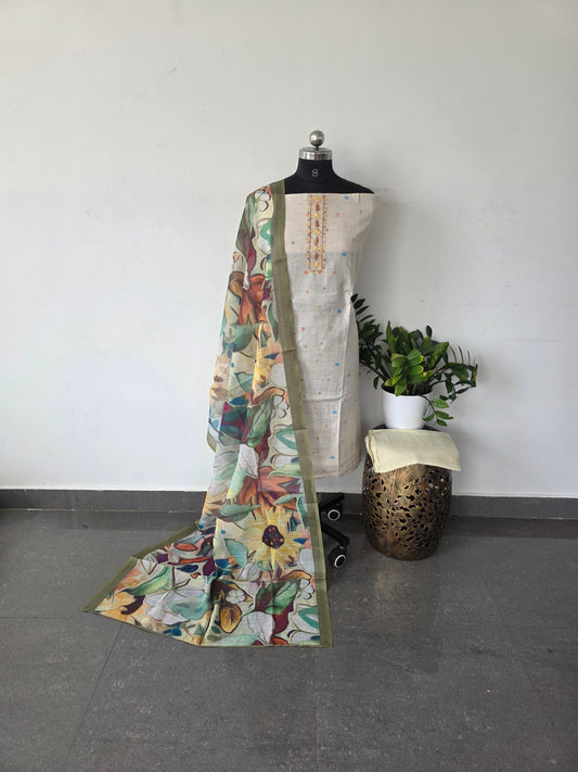 Premium linen cotton set  -306