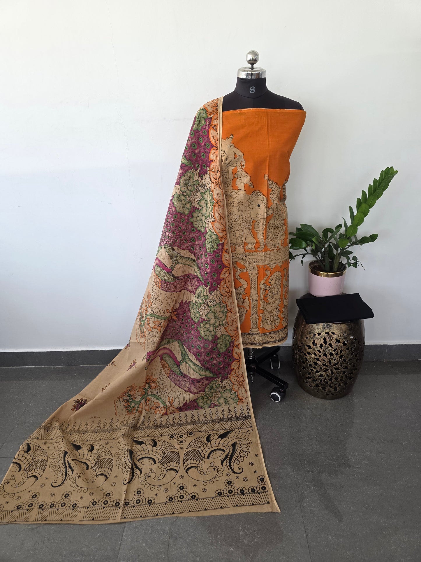 Chirala Kalamkari cotton salwar -  - AK89