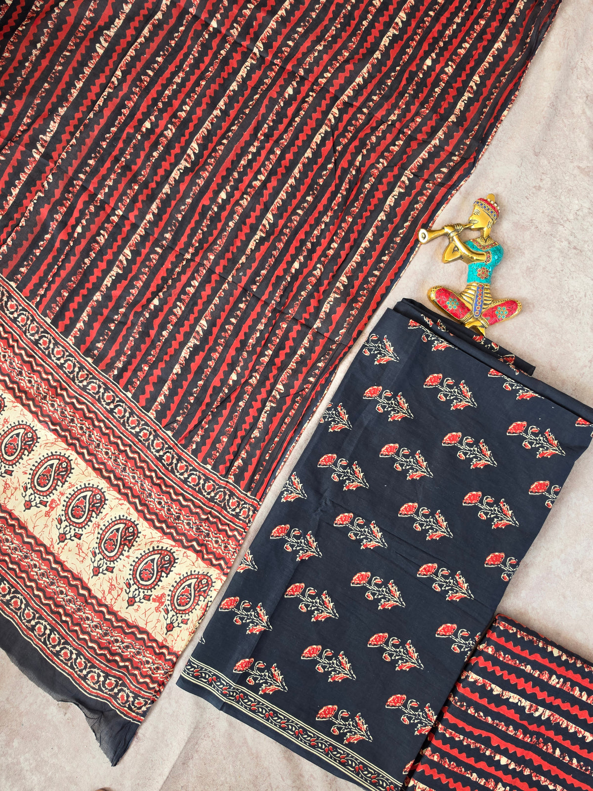 Jaipuri cotton salwar set - JA635