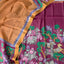 Handcrafted Kalahasthi Penkalamkari bangalore silk set - KH154