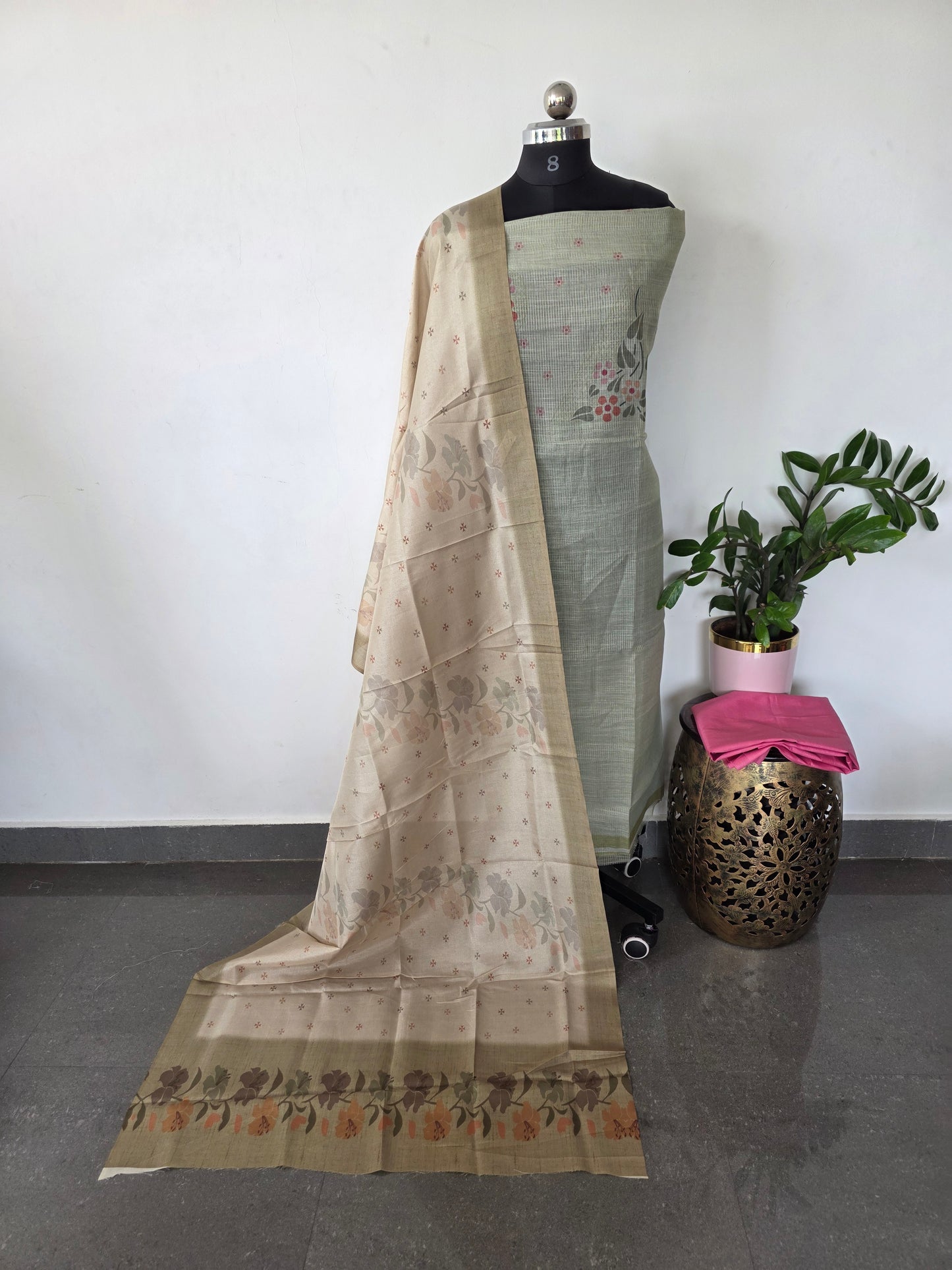 Fancy tissue silk set - CLA369