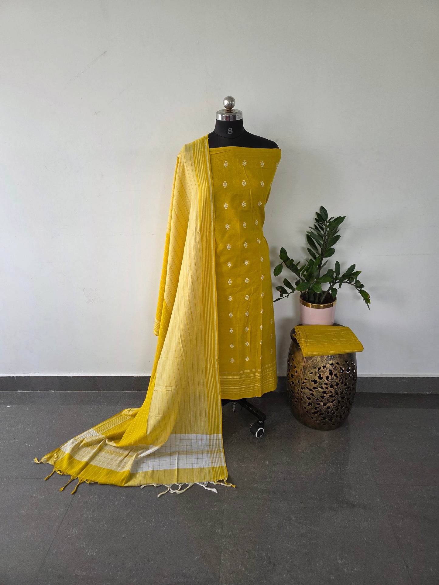 Mul handloom cotton set  - MA8