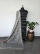 Handloom Mercerised ikkat cotton salwar set (black) - KK255