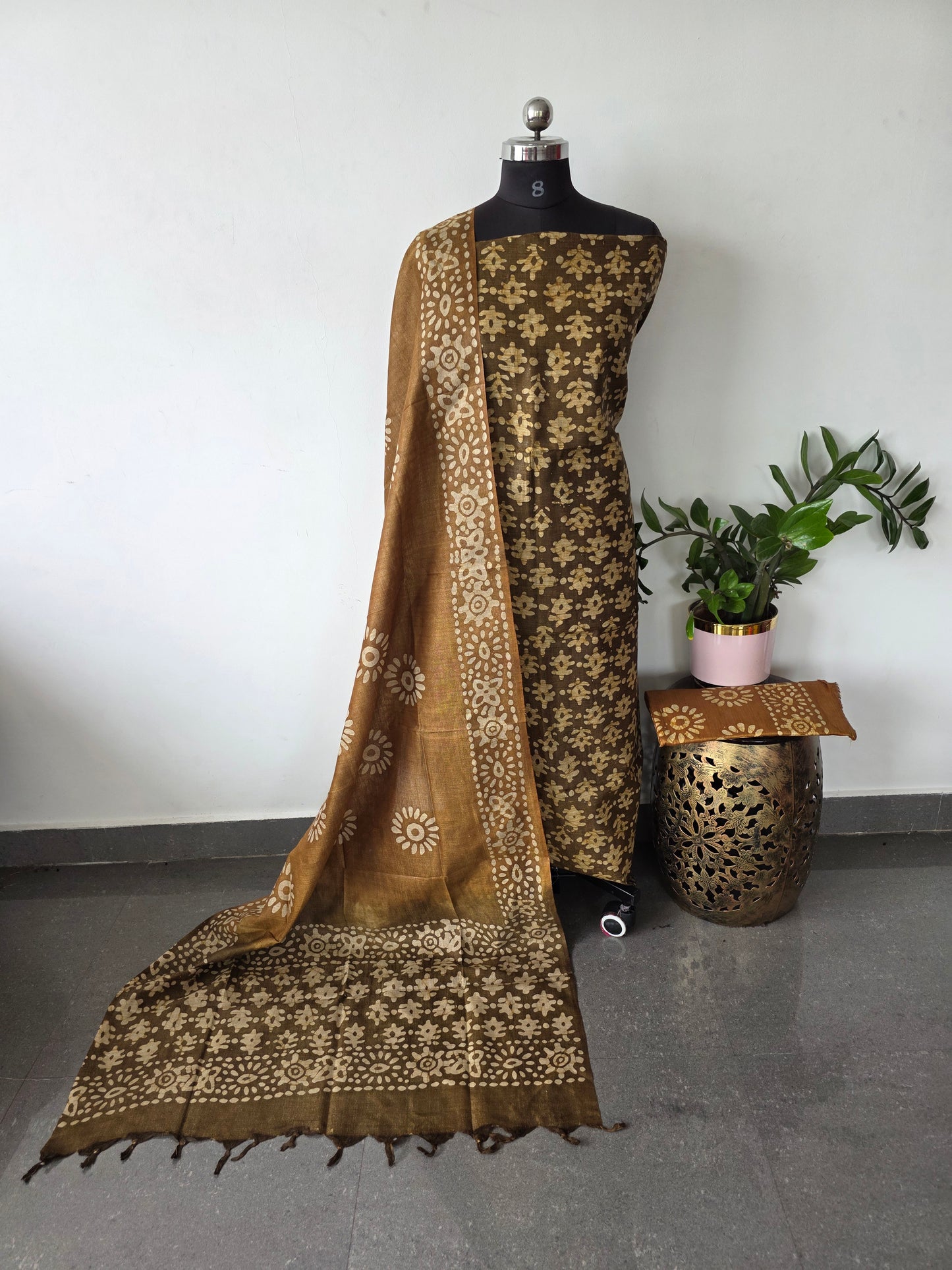Bhagalpuri batik salwar set - BA447