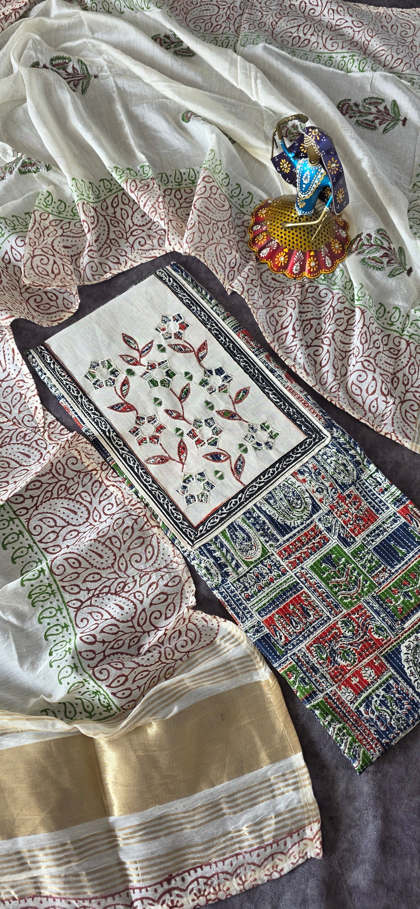 Kantha jaipuri cotton set - CLA53