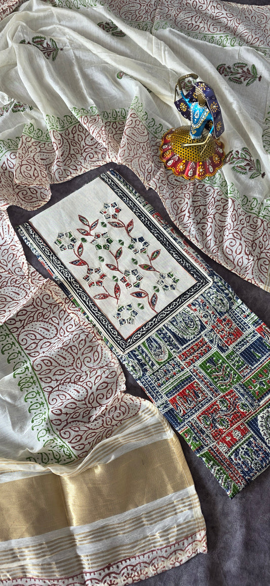 Kantha jaipuri cotton set - CLA53