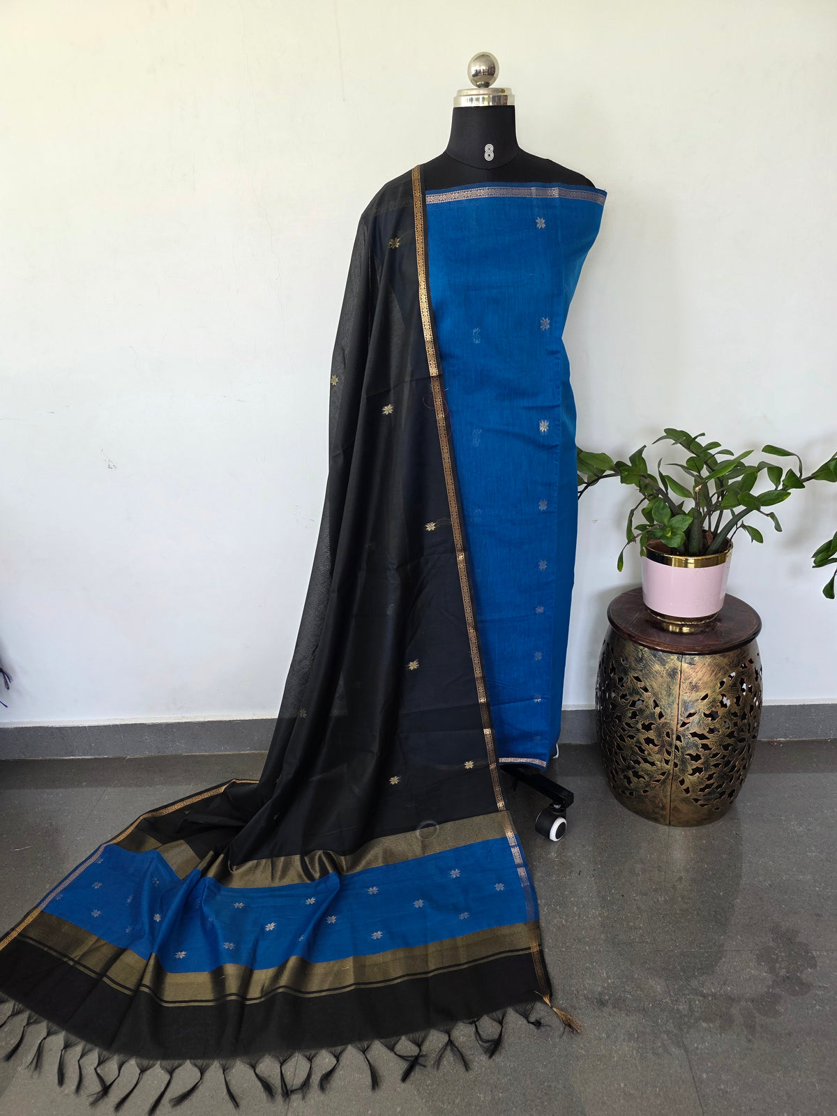 Semi Maheshwari silk salwar set-SM258