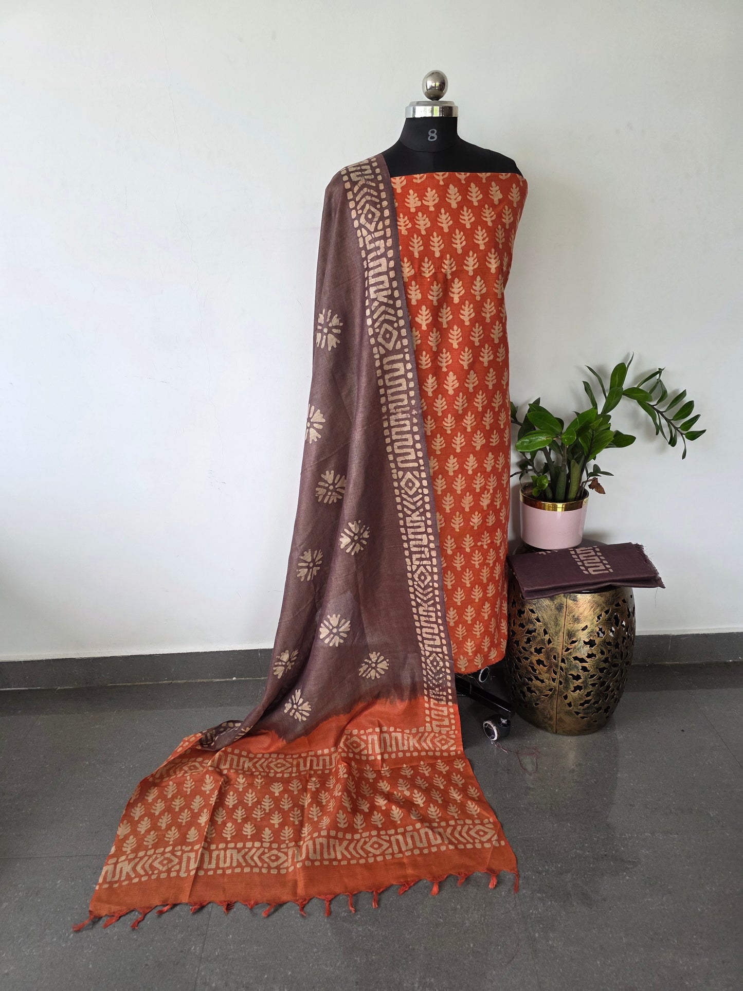 Bhagalpuri batik salwar set - BA320