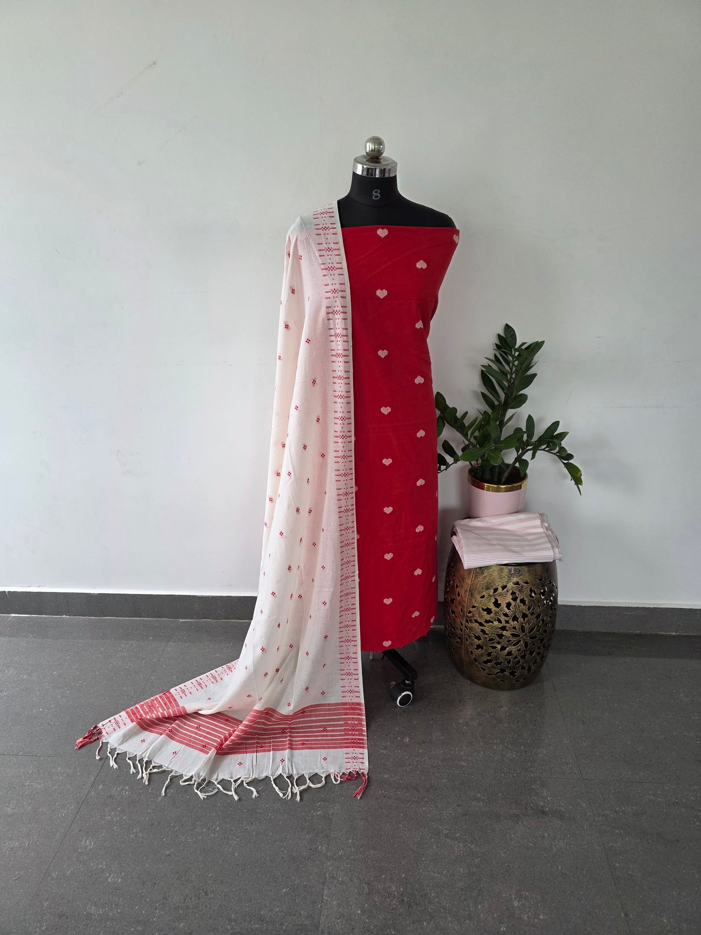 Mul handloom cotton set  - MA3