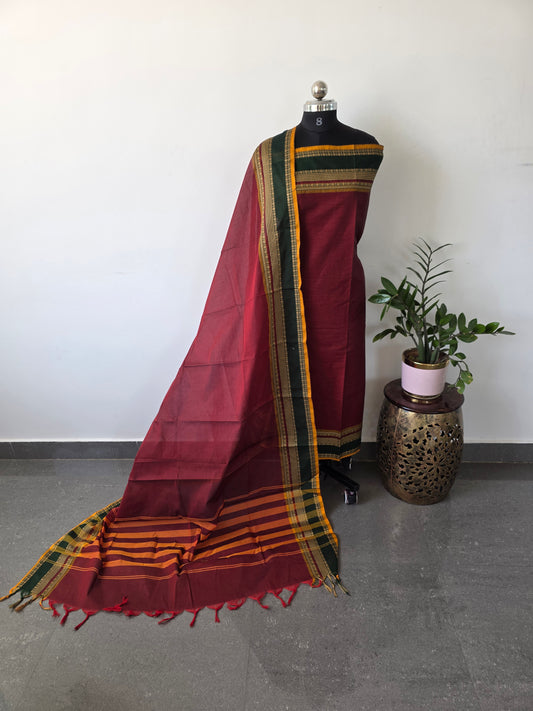 Premium Kanchi cotton set ( 2 pc set ) - KFS9