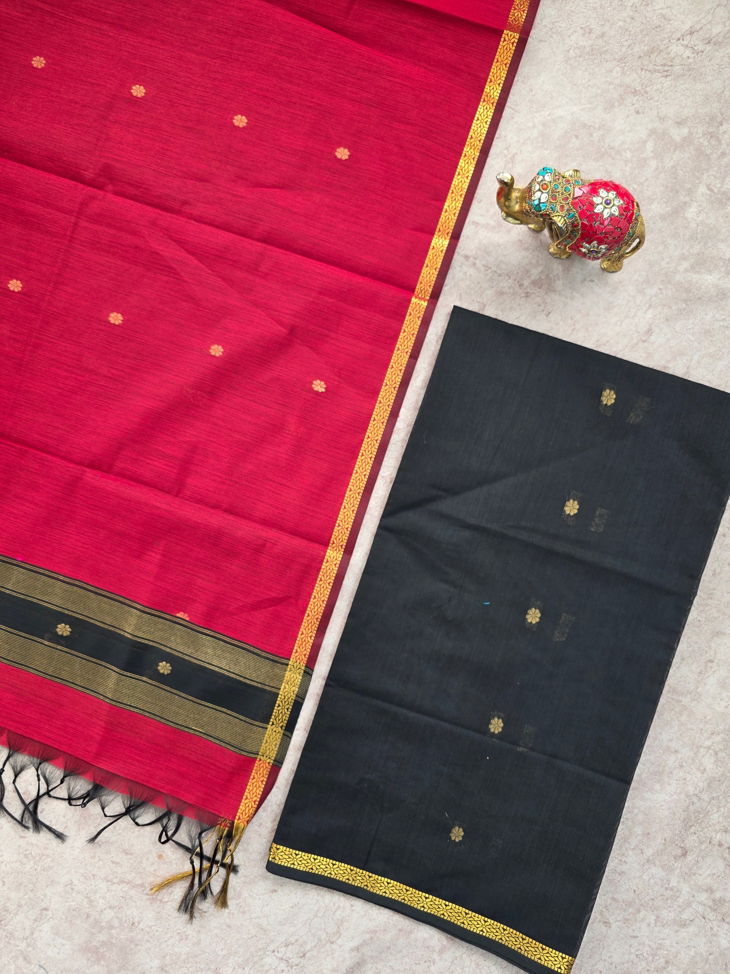 Semi Maheshwari silk salwar set - SM98