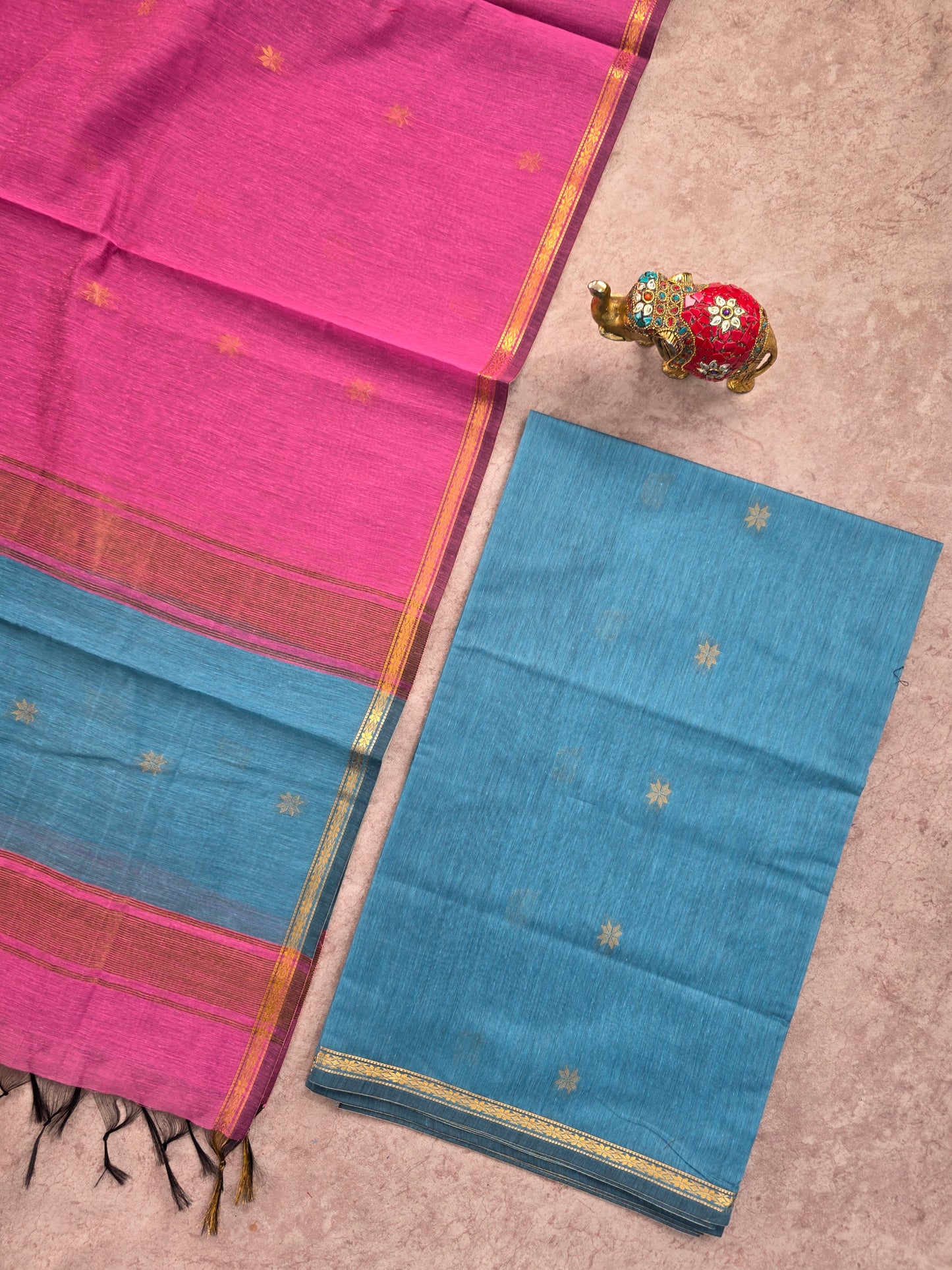 Semi Maheshwari silk salwar set - SM76