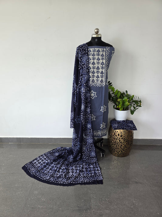 Pure kantha batik cotton set - DS72