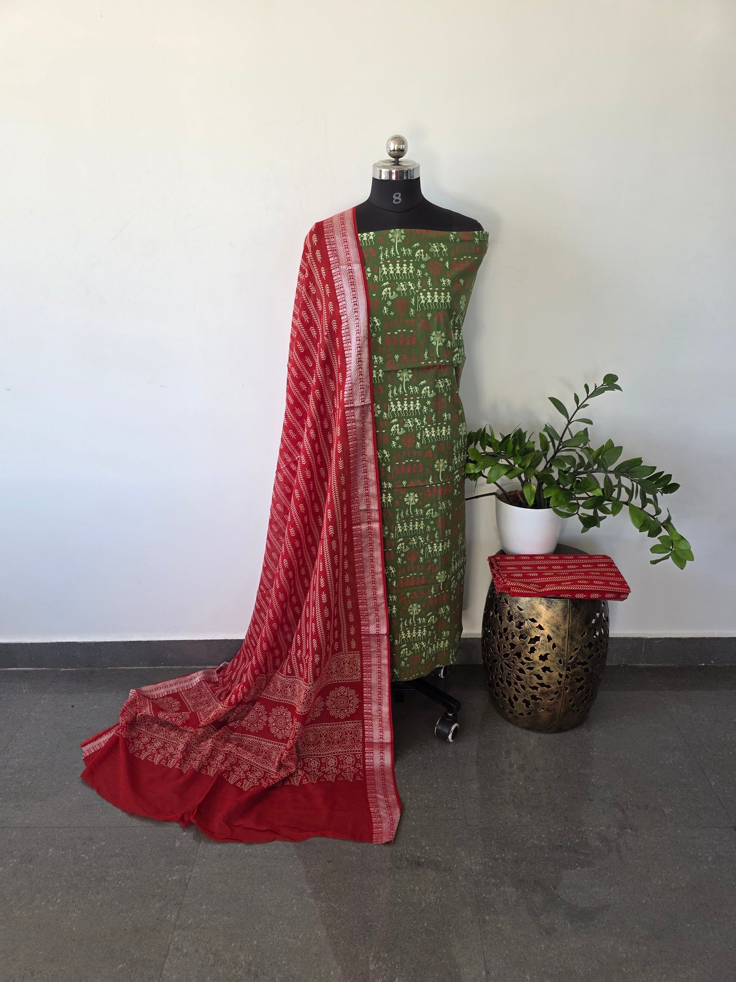 Pure warli cotton set - FK12