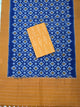 Ikkat cotton with Handloom Mercerised ikkat duppatta - WW808