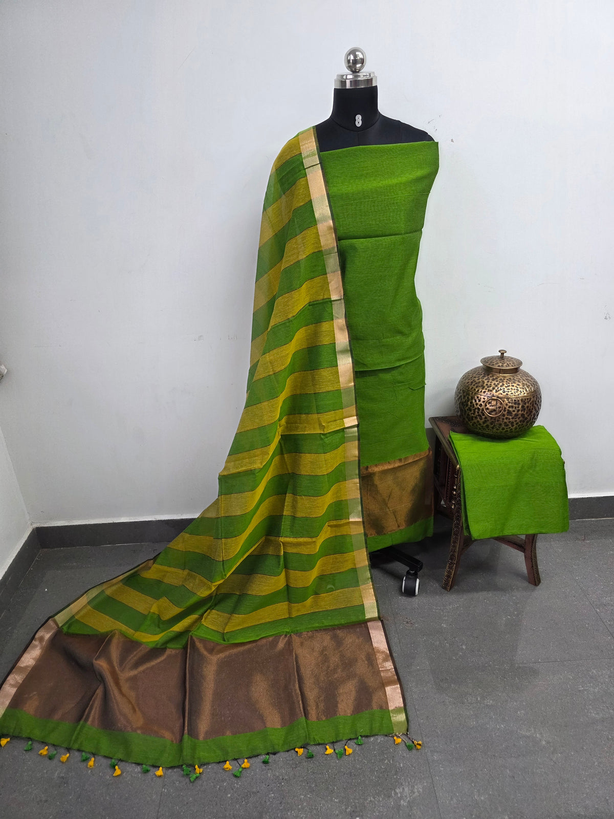 Semi Maheshwari silk cotton set-SM341