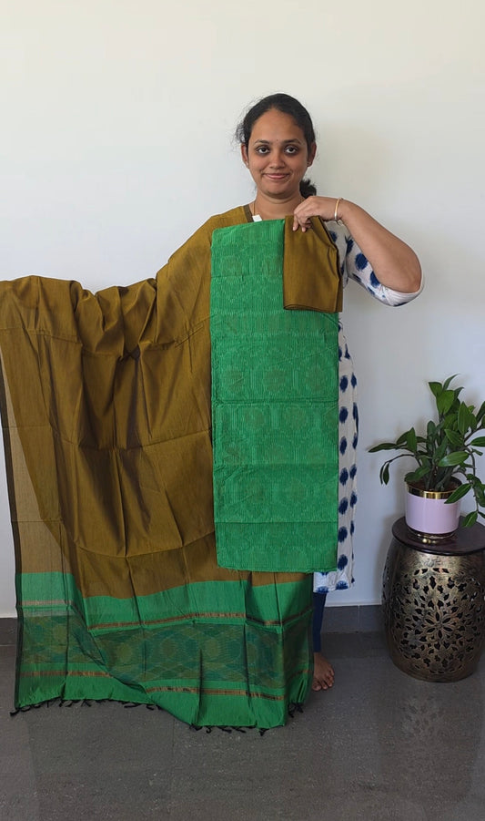 Pochampally full ikkat sico set - SZ263
