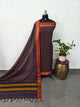 Checked Mercerised narayanapet salwar set (4.5 meters)(Blue)-NA700