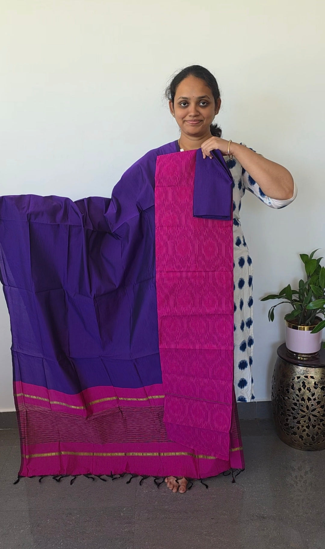 Pochampally full ikkat sico set - SZ261