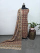 Handblock pure kalamkari cotton set (2 pc set) - AK516