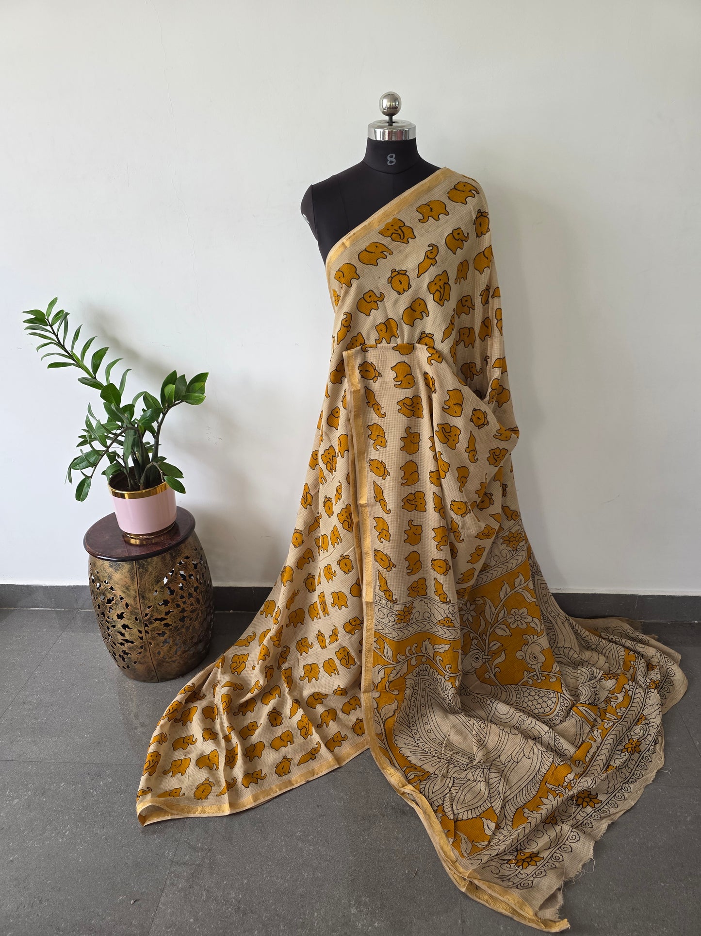 Authentic Kota kalamkari saree - AK163