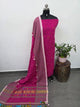 Kala cotton Handloom bhujodi cotton suit- HZ298