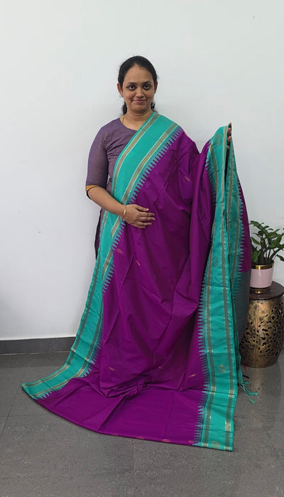Gadwal semi soft silk saree - GS63
