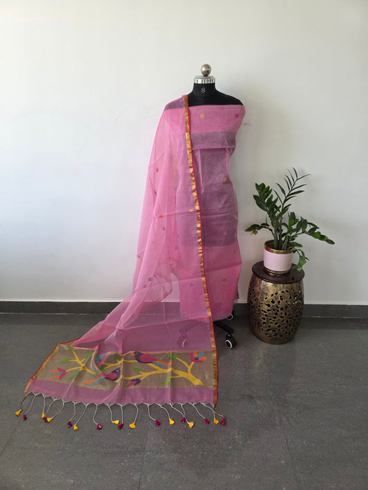 Premium muslin jamdhani set - VF17