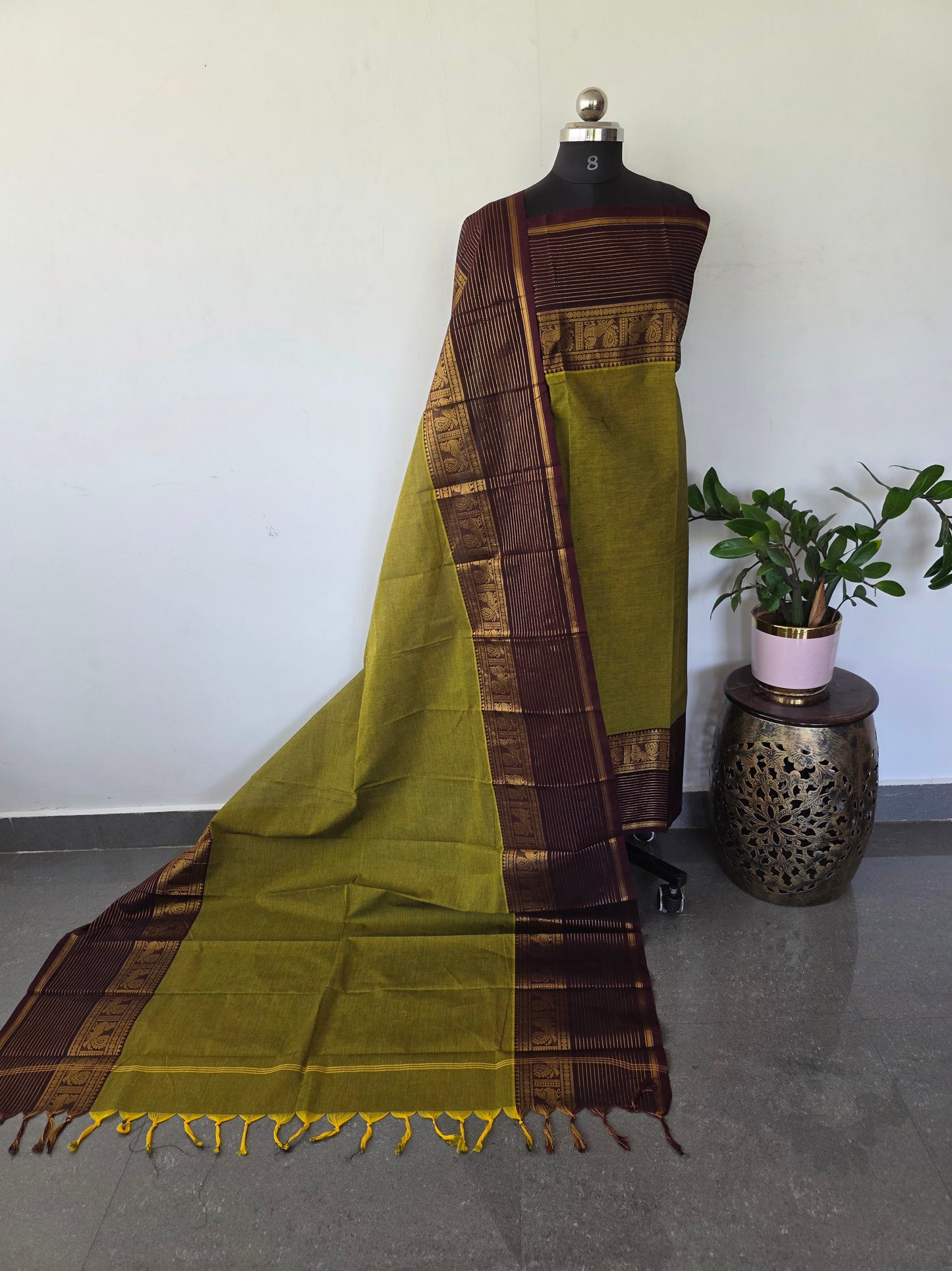 Premium chettinadu cotton salwar set -Ck227