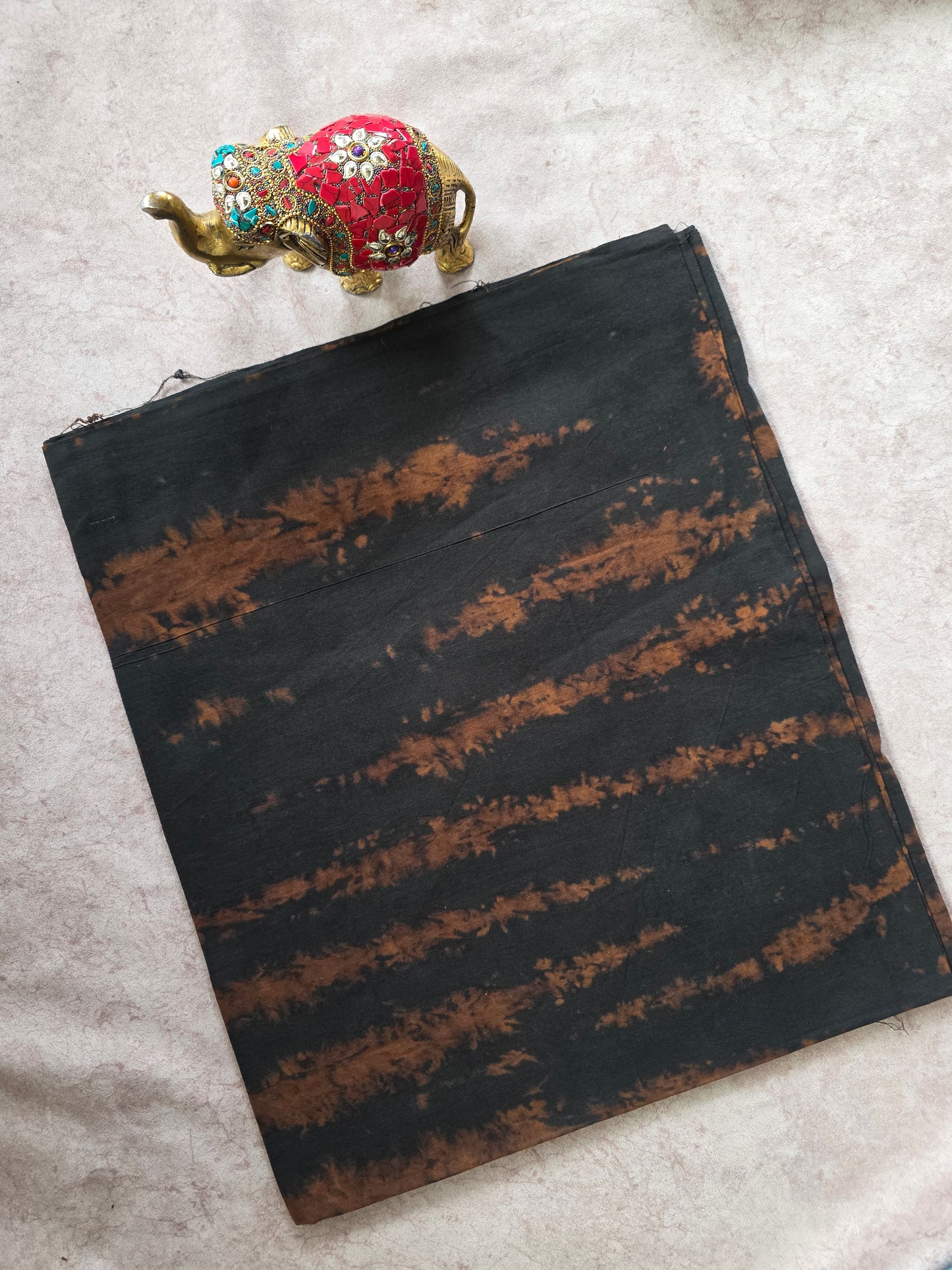 Tie & dye marbele print Batik Nighty fabric ( approxi 3 mtrs ) - NF20