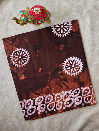 Tie & dye hypo Batik Nighty fabric (approx 3 meters) - NF12