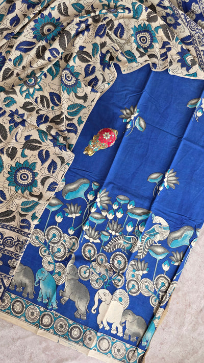 Penkalamkari - inspired kalamkari cotton set - AK237