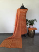 Handcrafted bandhani cotton set  -BAA110
