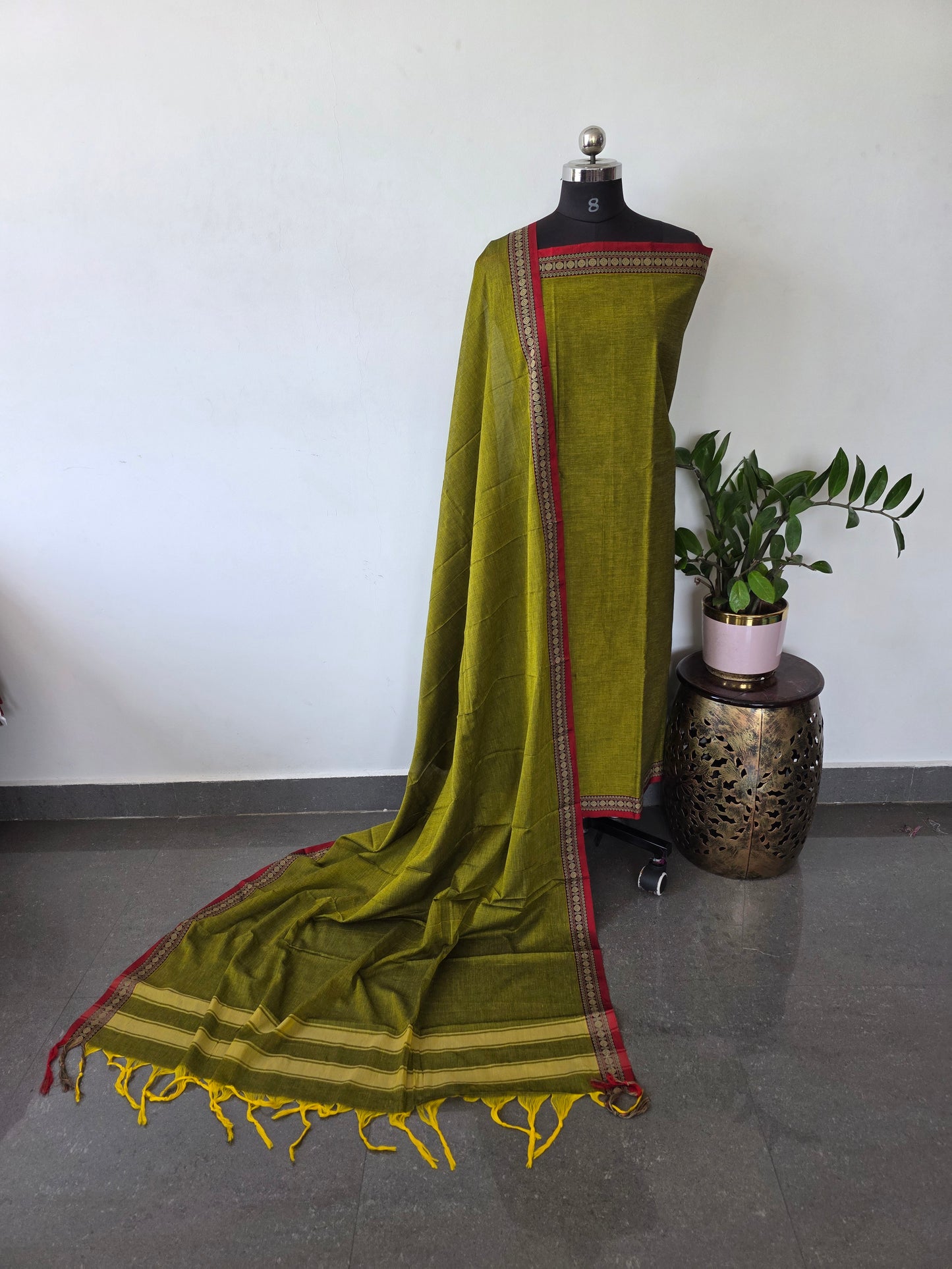 Mercerised  narayanapet salwar set  (4.5 meters)- NA346