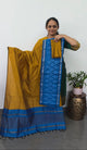Pochampally sico set with ikkat damn -SD396