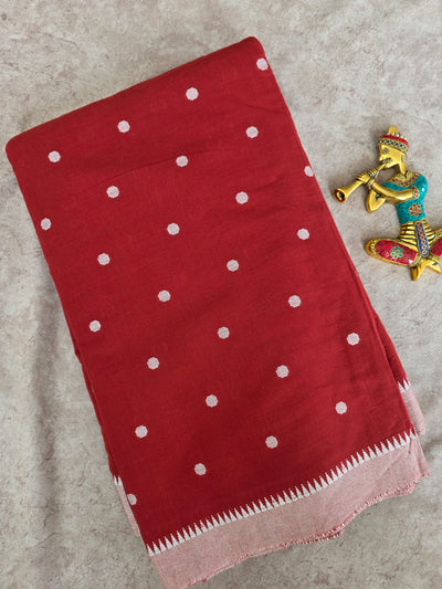 Prewashed Pure handloom cotton running material - HRM116